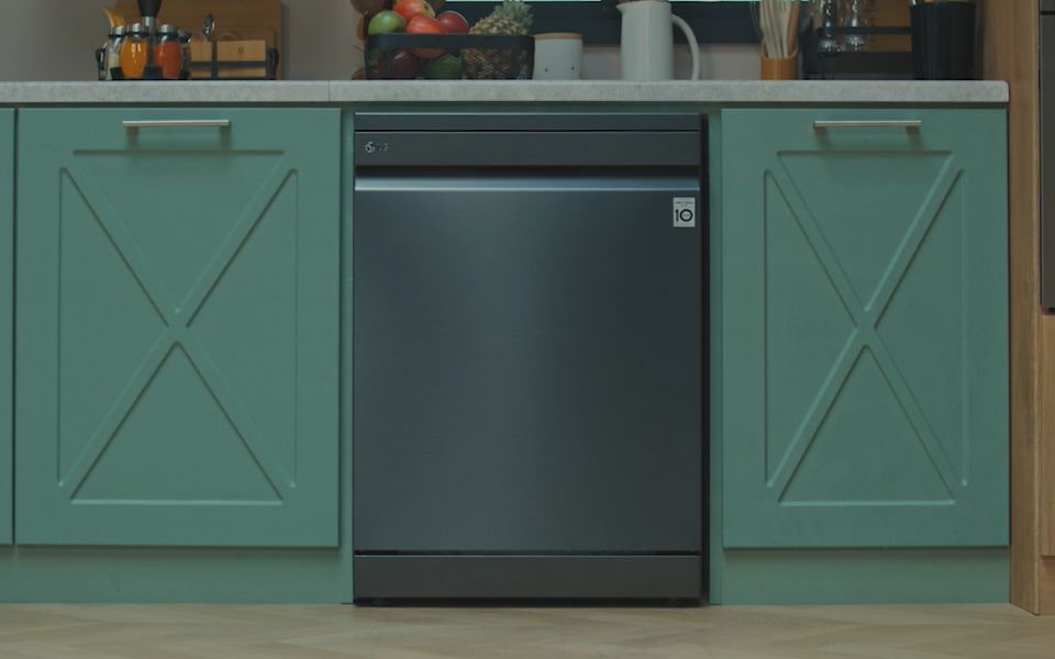 LG Dishwasher installed in a kitchen